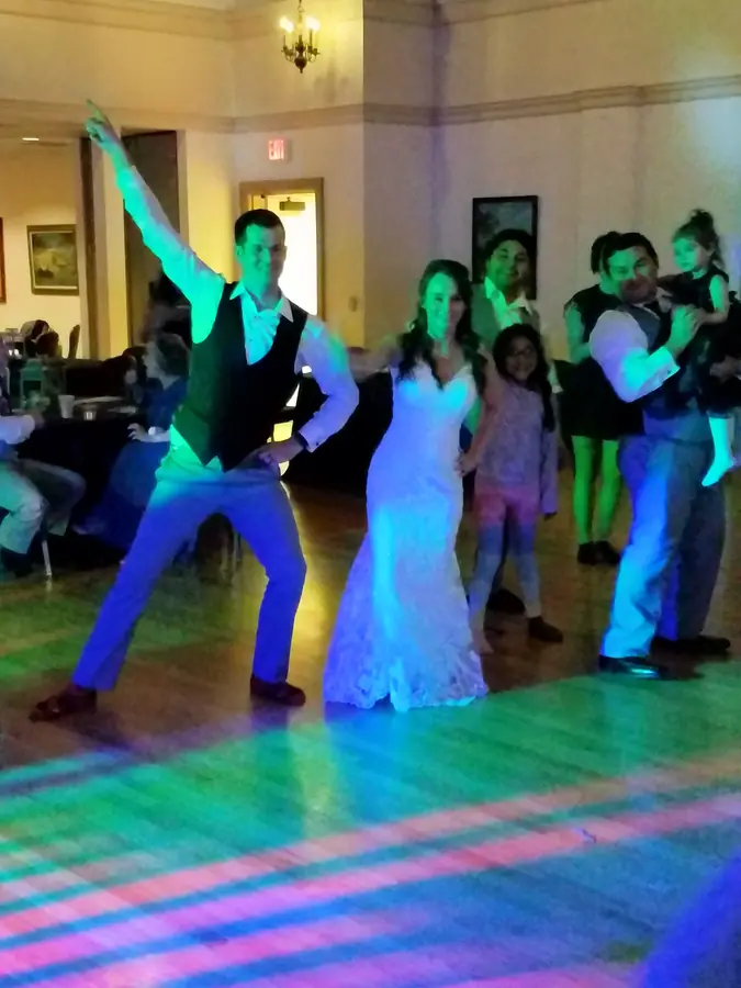 Dance floor packed with celebrating guests